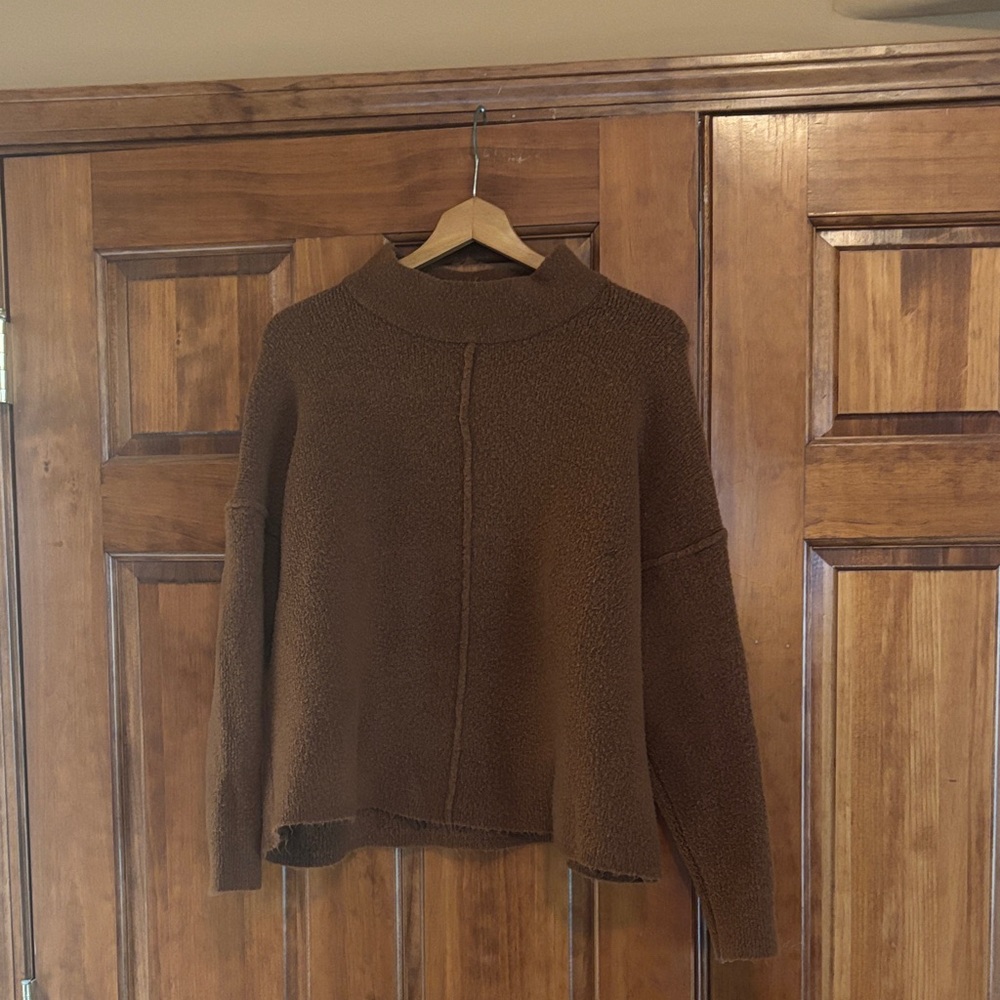 Universal Thread Warm Brown Cowl Neck Sweater
